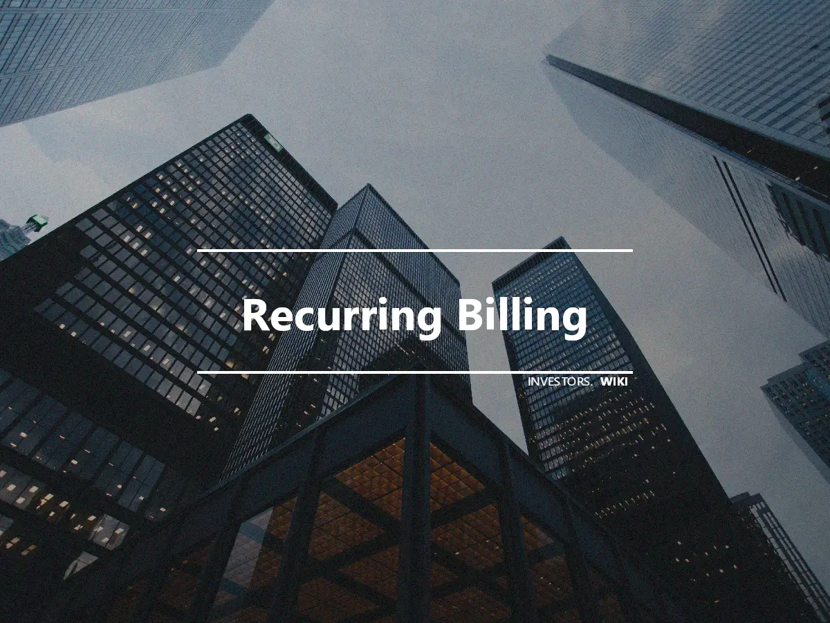 Recurring Billing