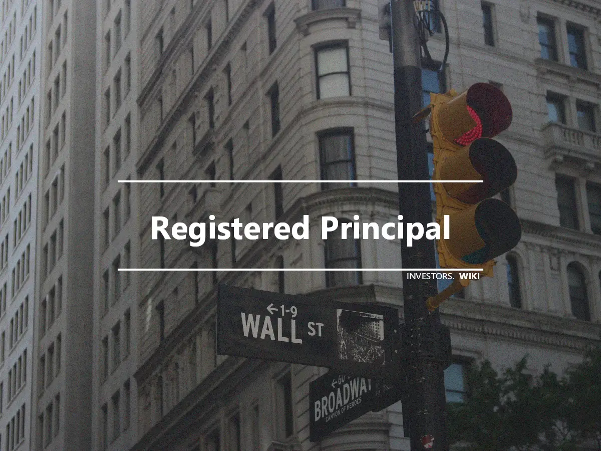 Registered Principal