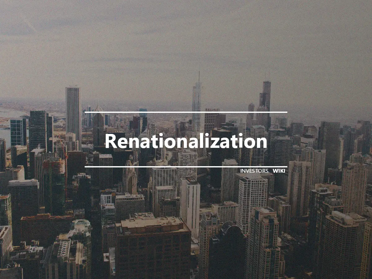 Renationalization