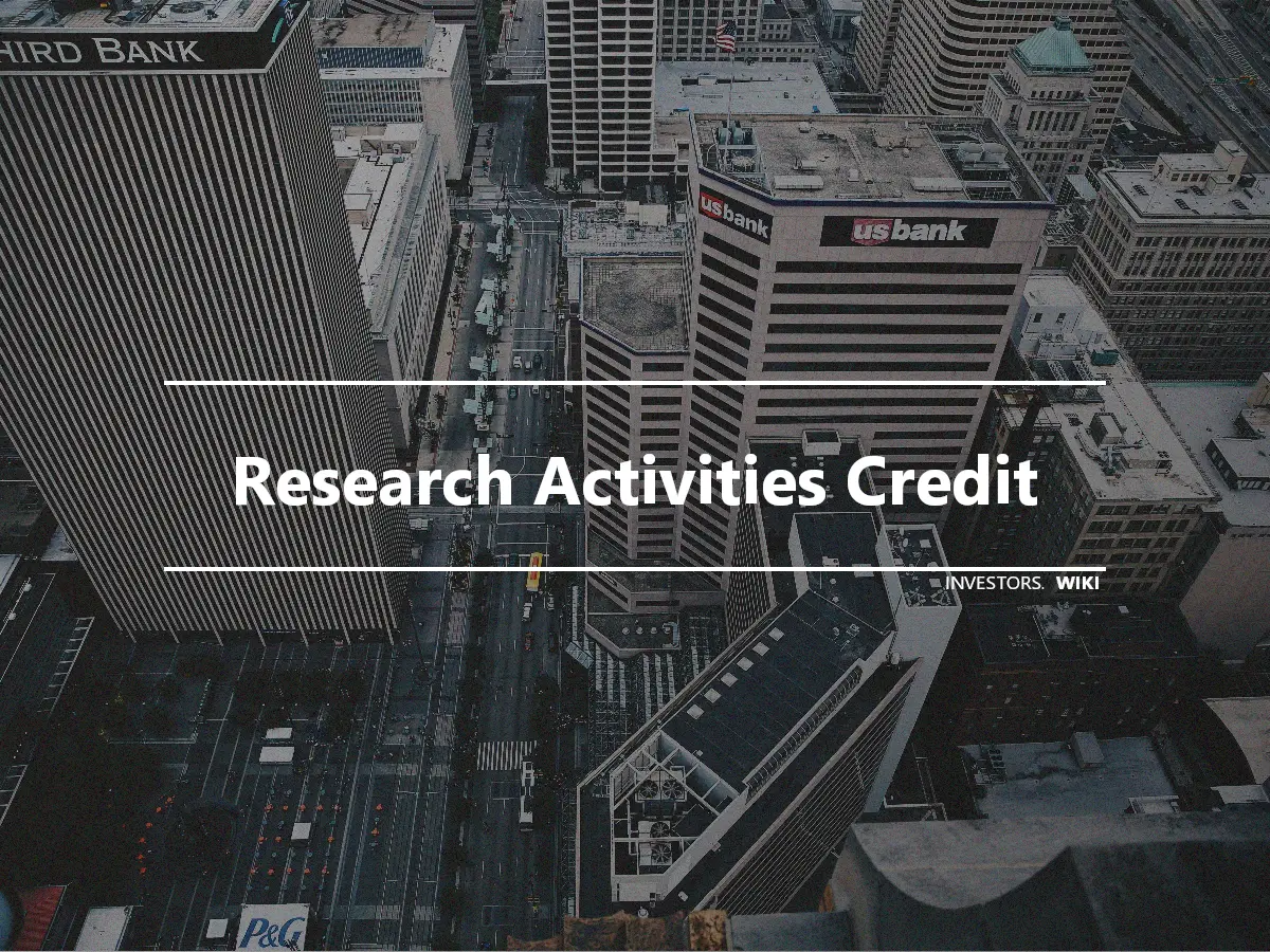 Research Activities Credit