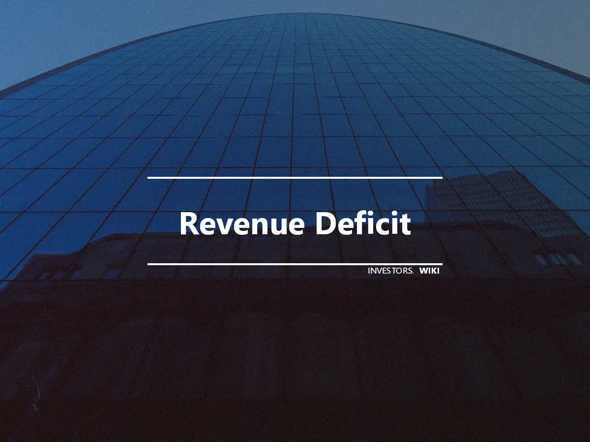 Revenue Deficit