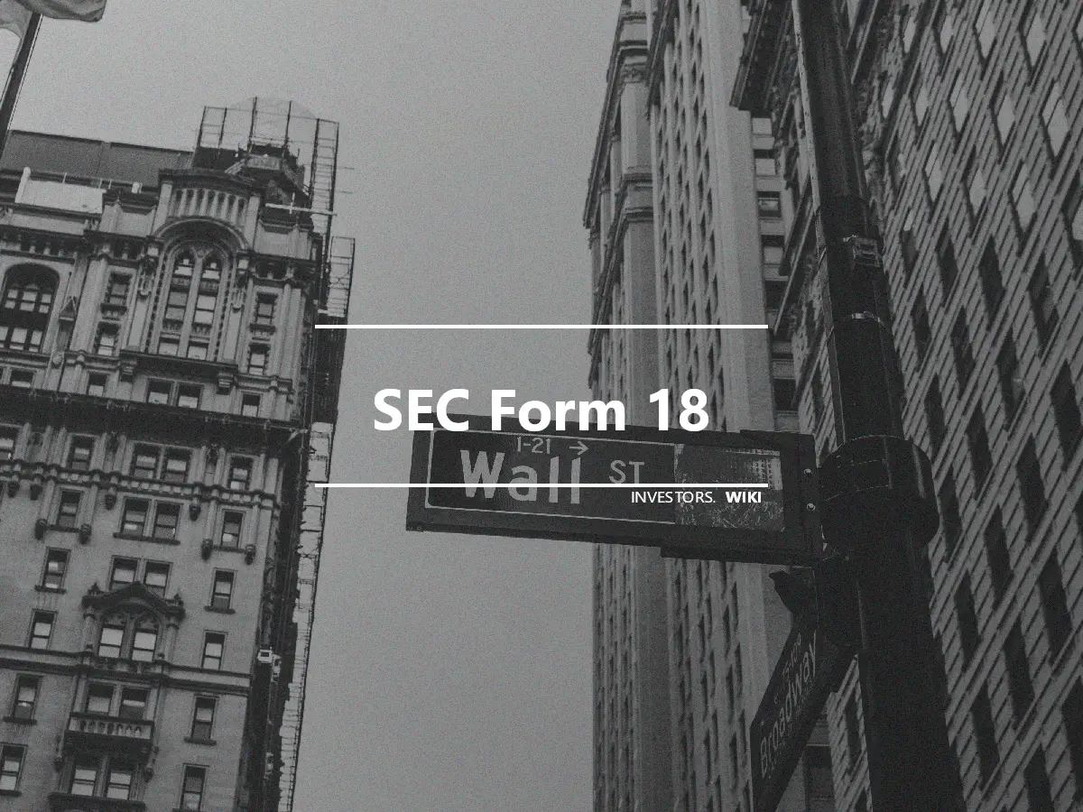 SEC Form 18