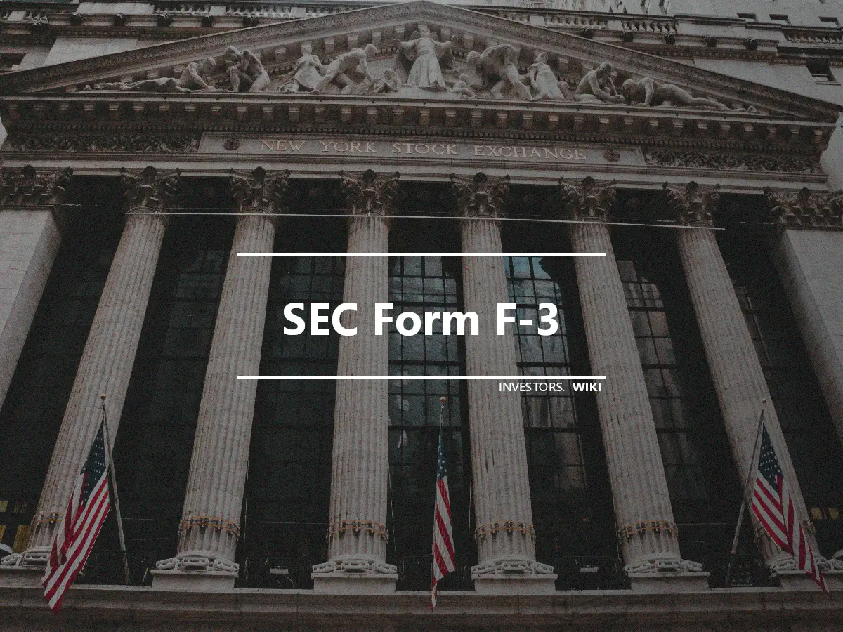 SEC Form F-3