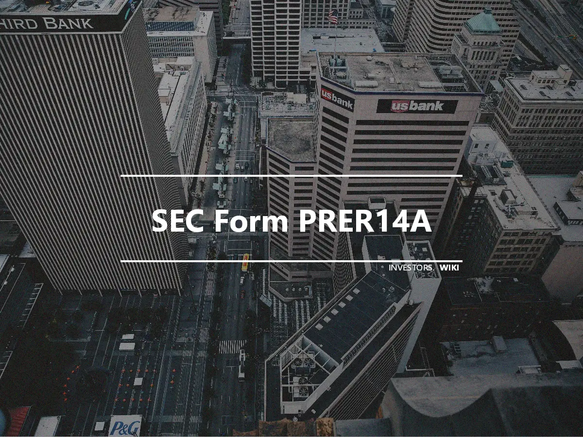 SEC Form PRER14A