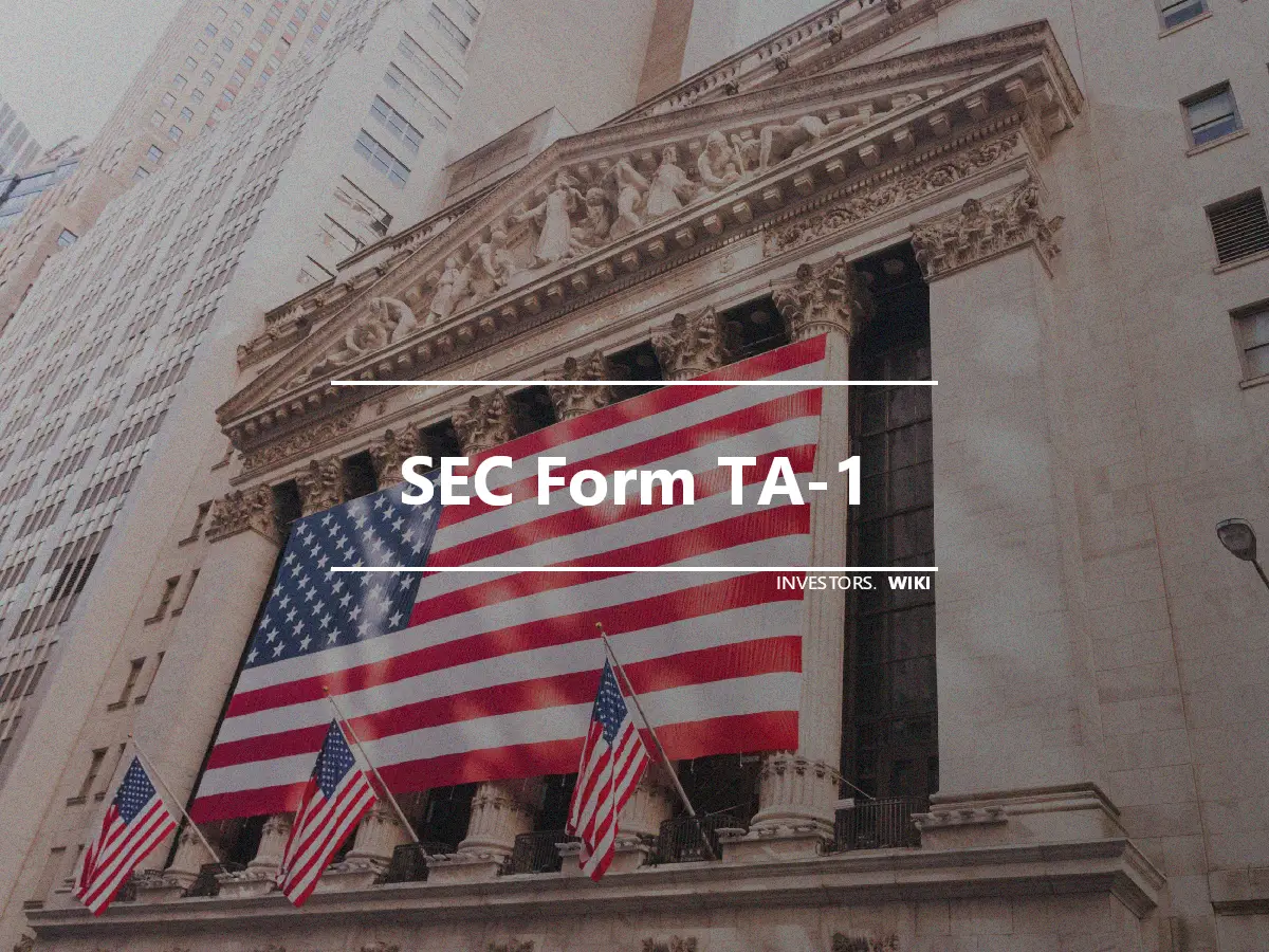 SEC Form TA-1