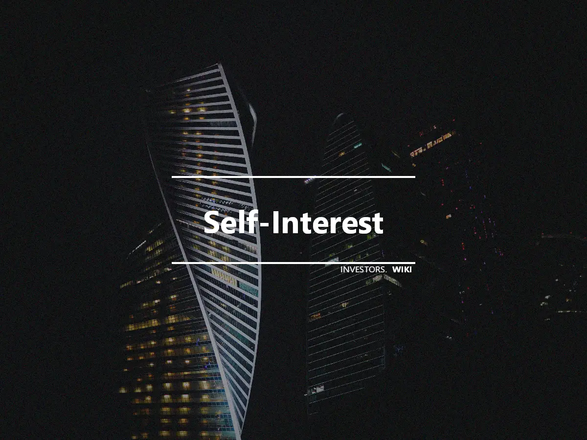 Self-Interest