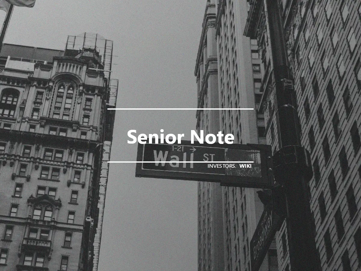 Senior Note