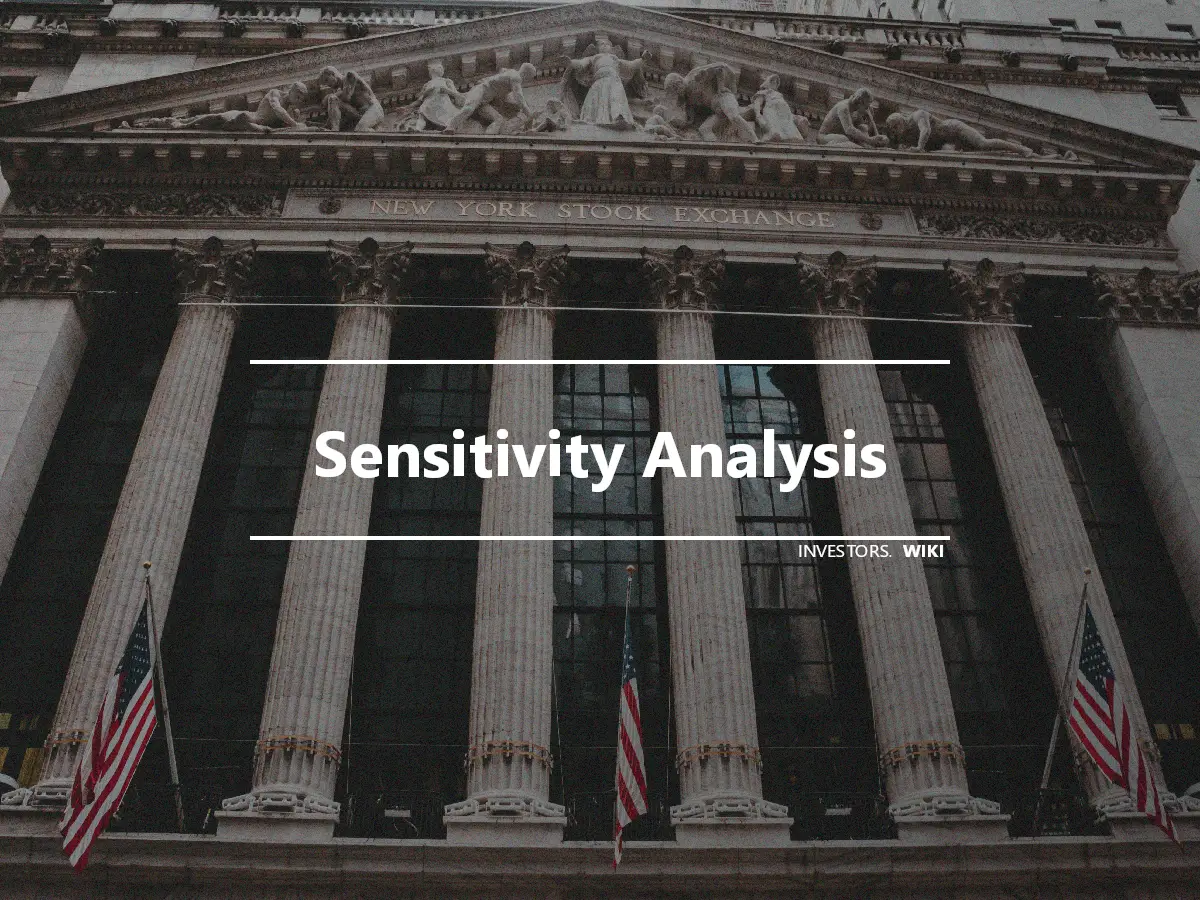 Sensitivity Analysis