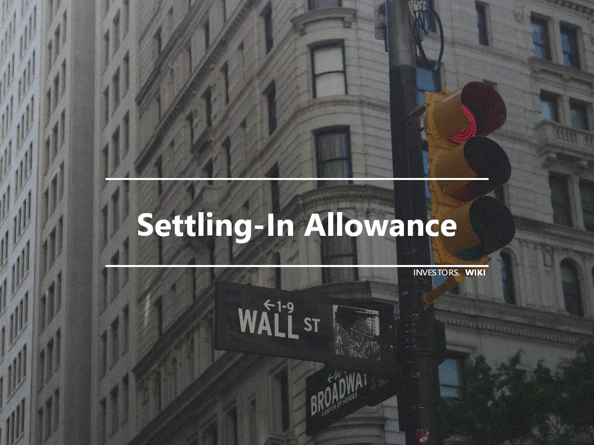 Settling-In Allowance