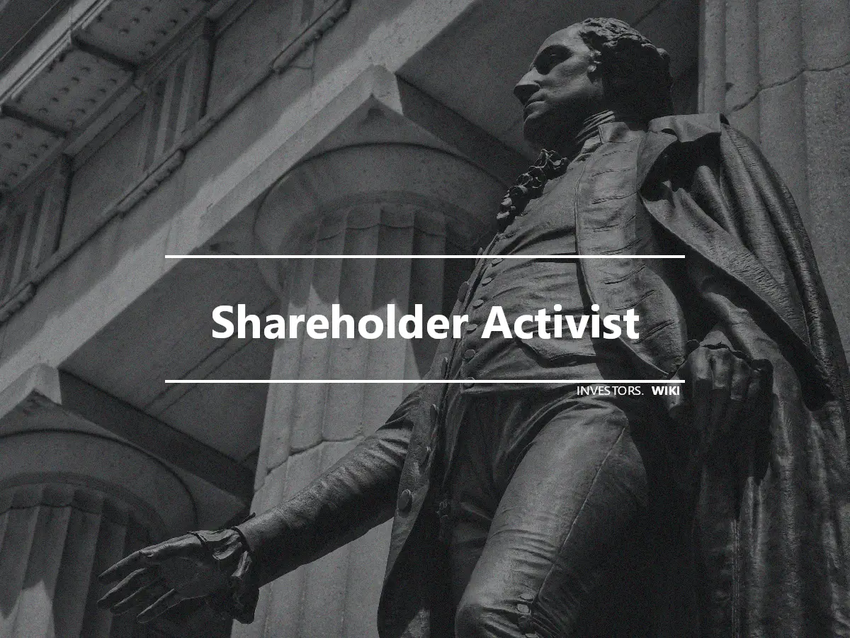 Shareholder Activist
