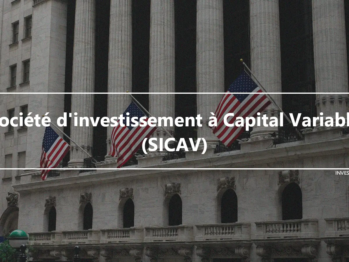 Société d'investissement à Capital Variable (SICAV)