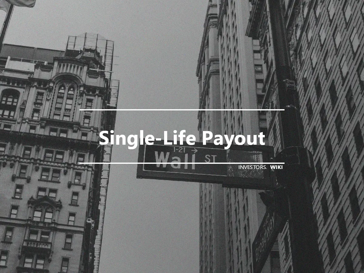 Single-Life Payout