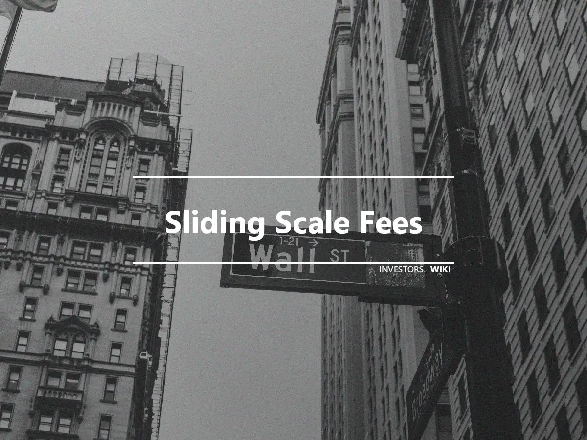 Sliding Scale Fees