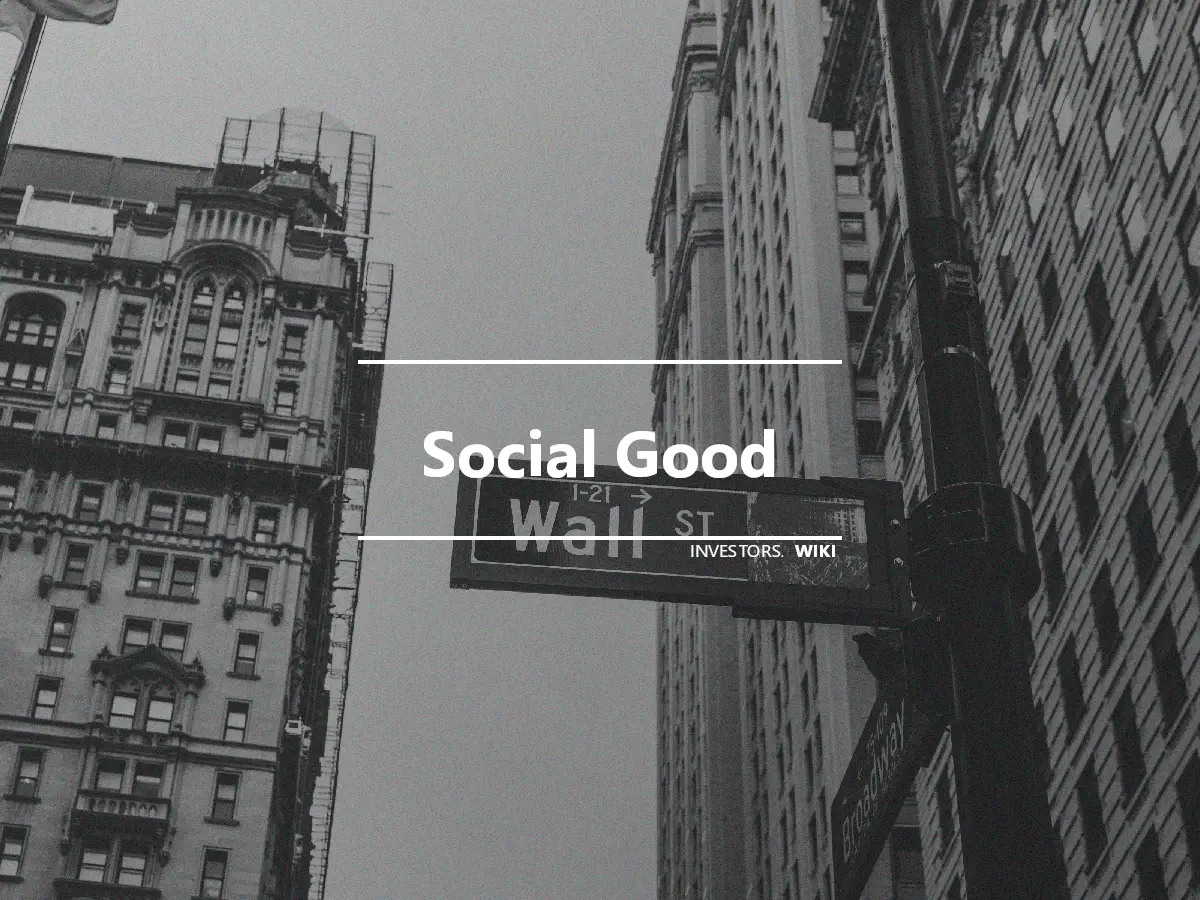 Social Good