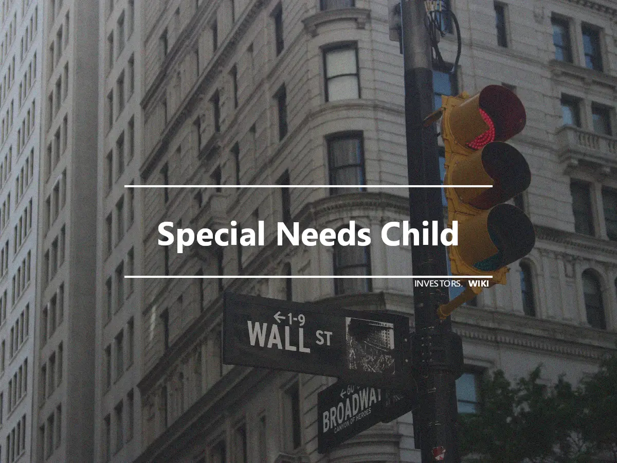 Special Needs Child