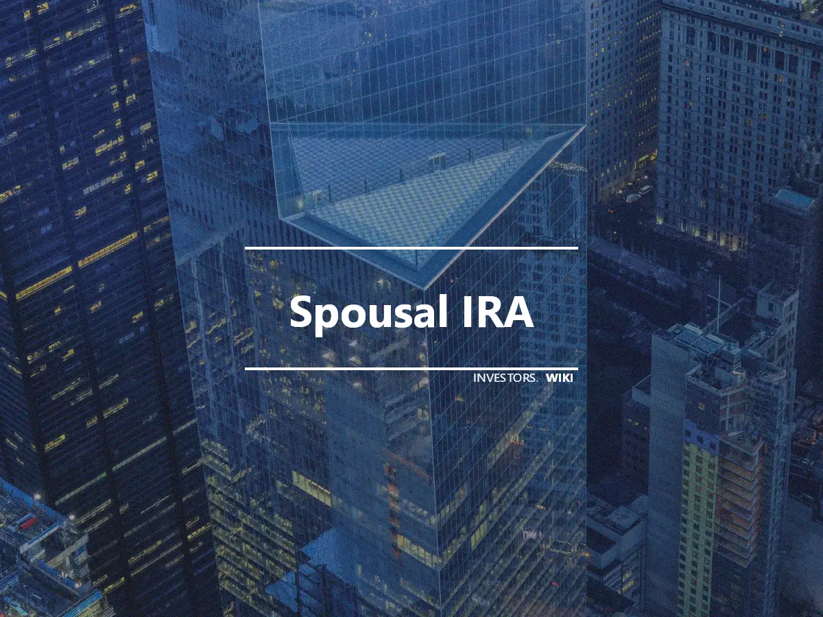 Spousal IRA
