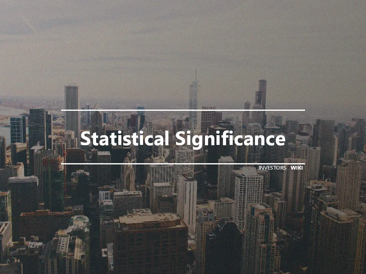 Statistical Significance