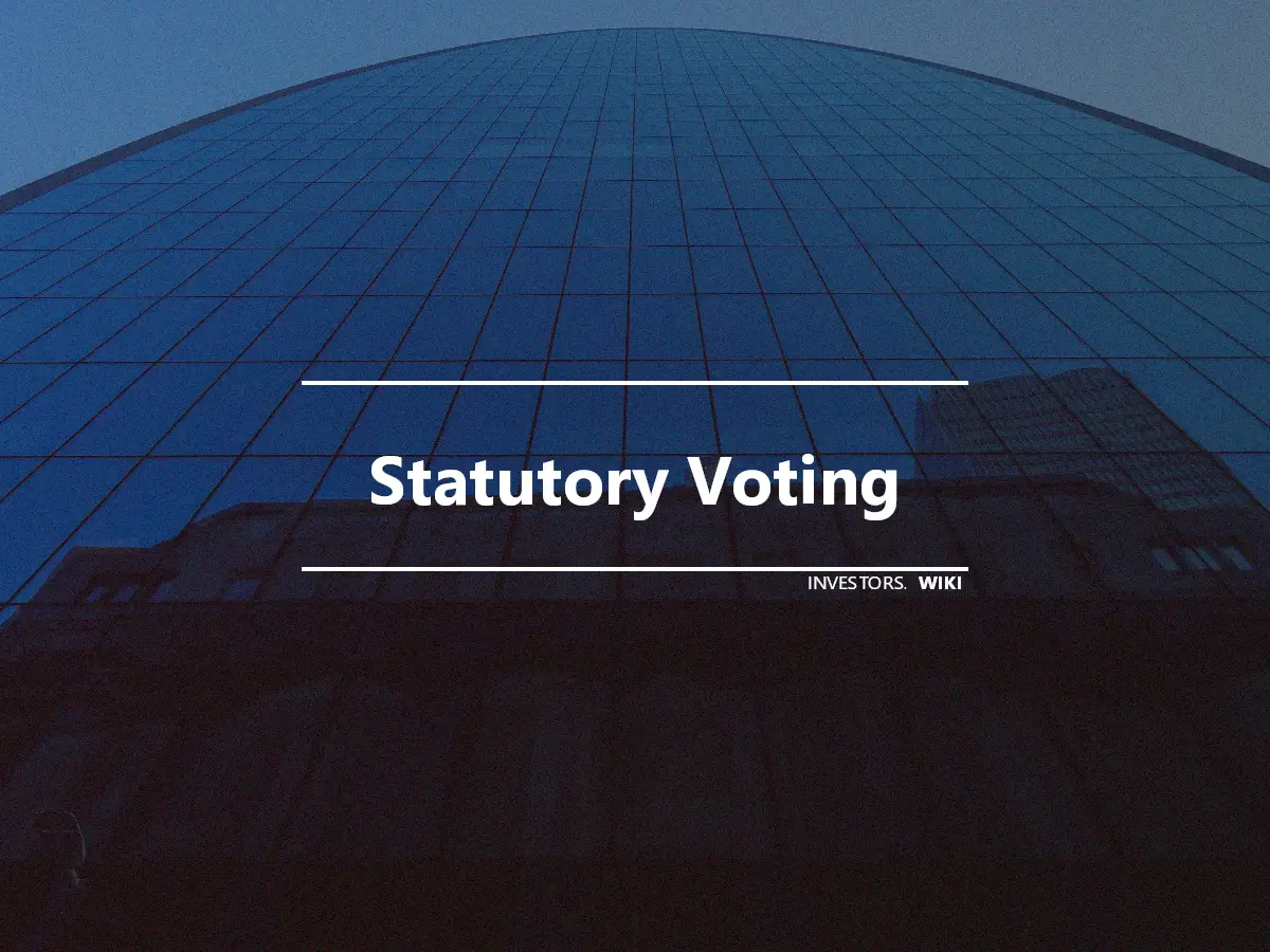 Statutory Voting