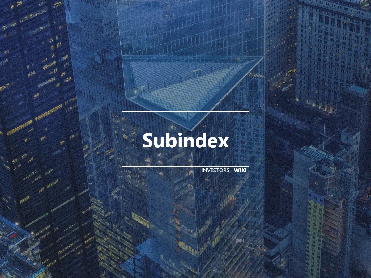 Subindex