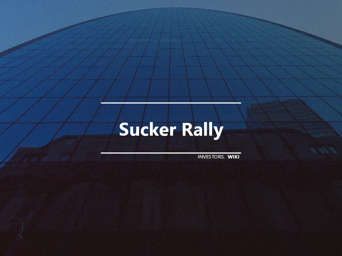 Sucker Rally