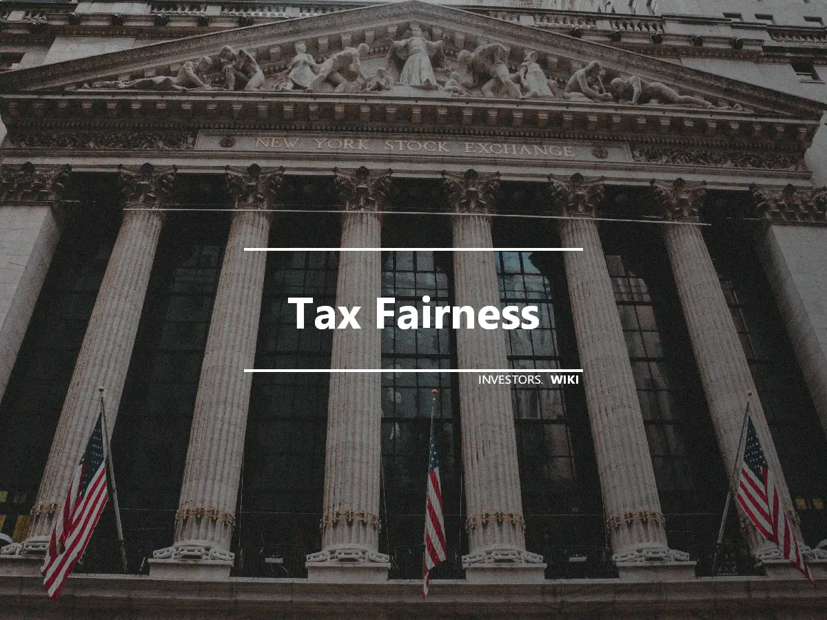 Tax Fairness