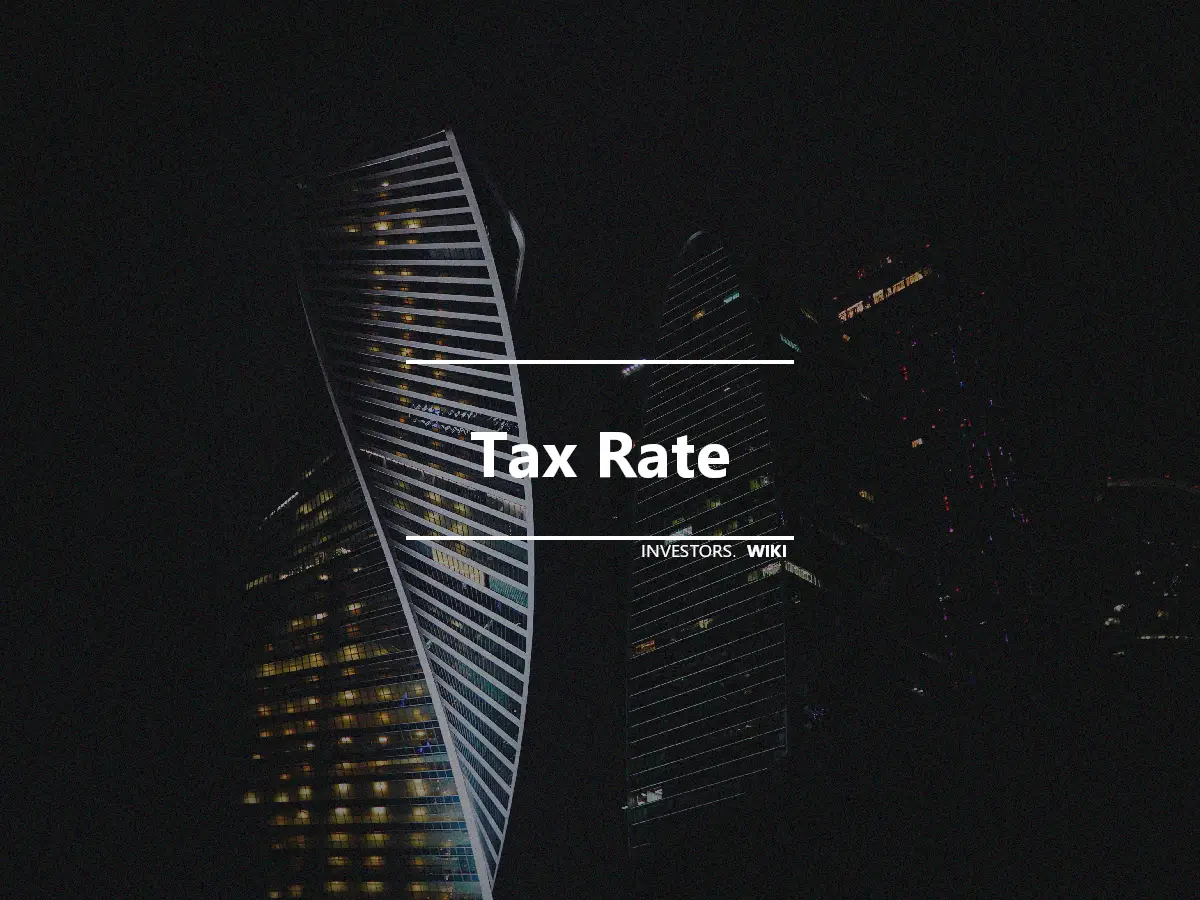 Tax Rate