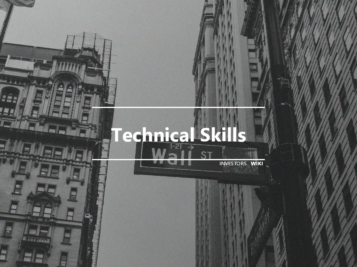 Technical Skills