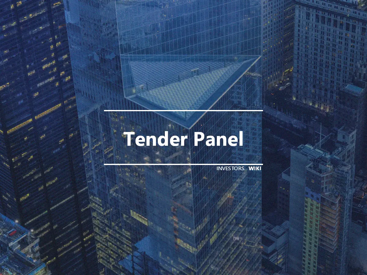 Tender Panel