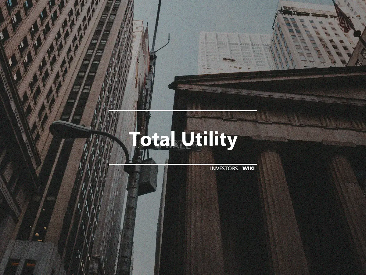 Total Utility