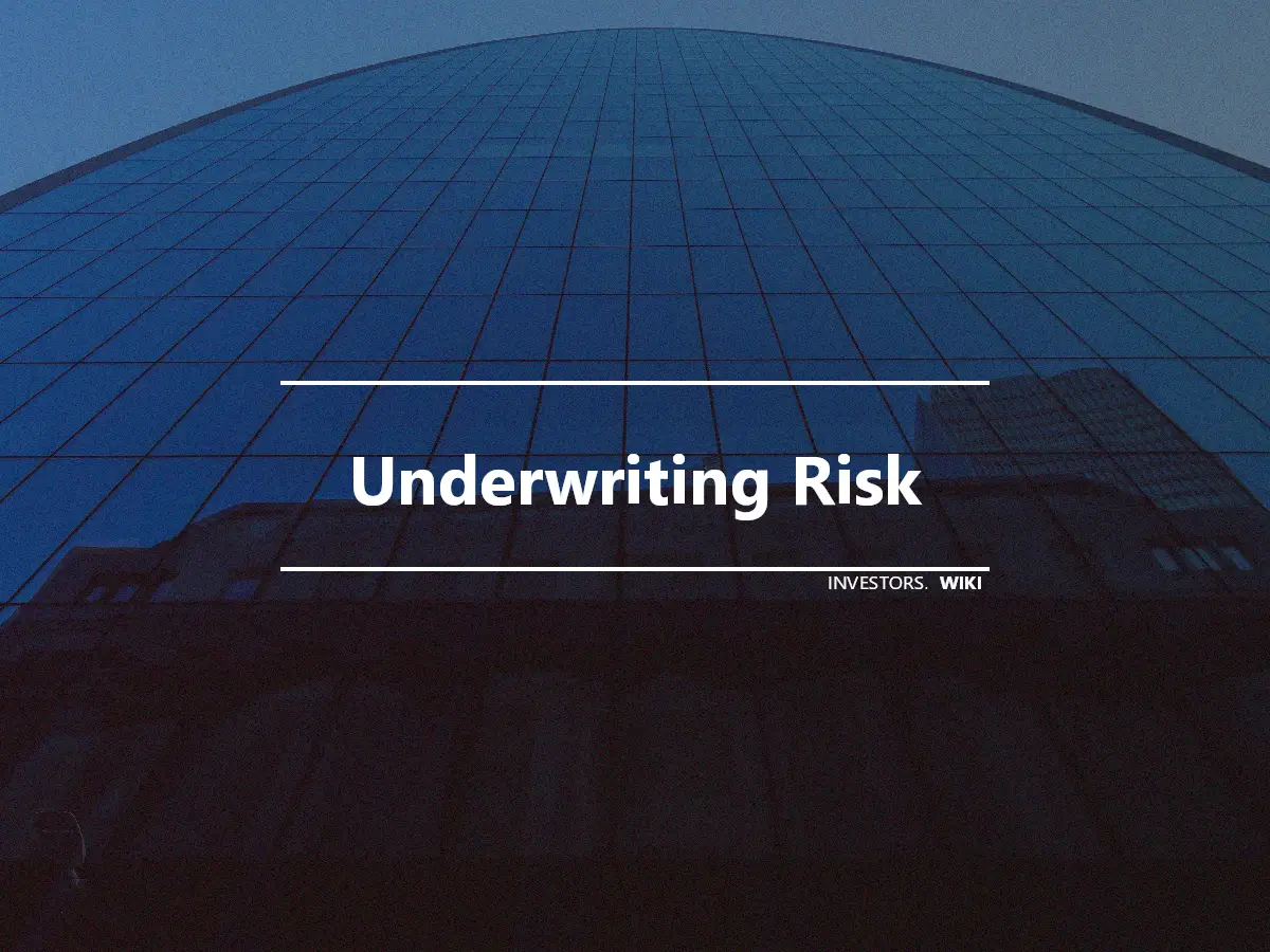 Underwriting Risk