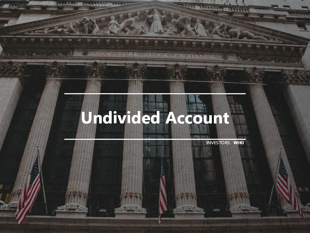 Undivided Account