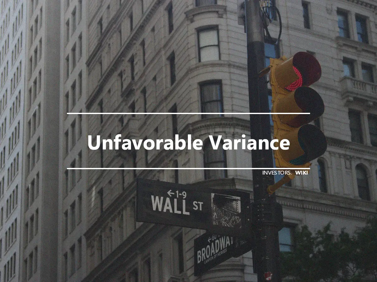 Unfavorable Variance