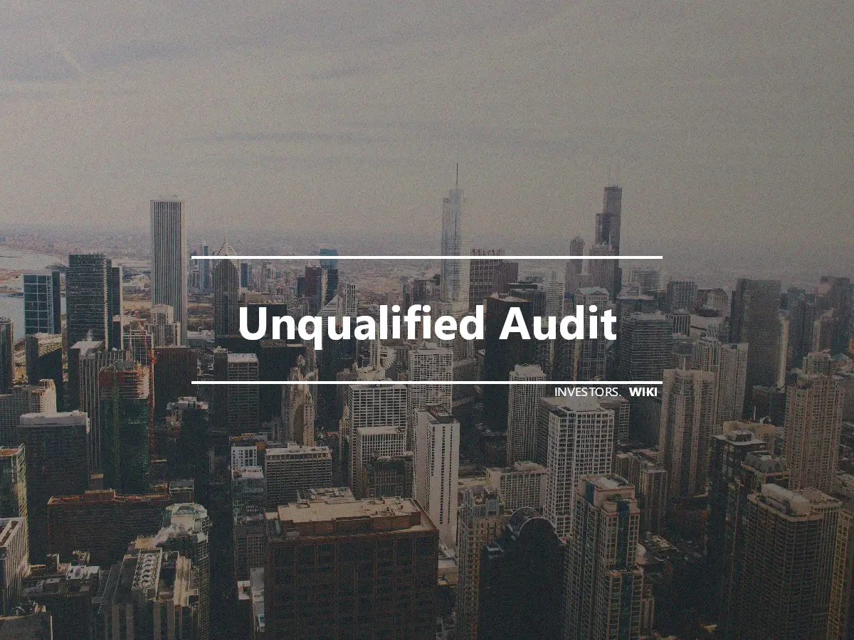 Unqualified Audit