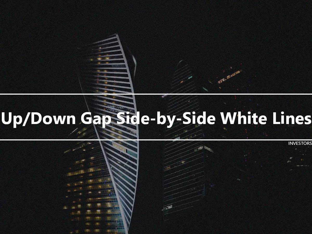 Up/Down Gap Side-by-Side White Lines
