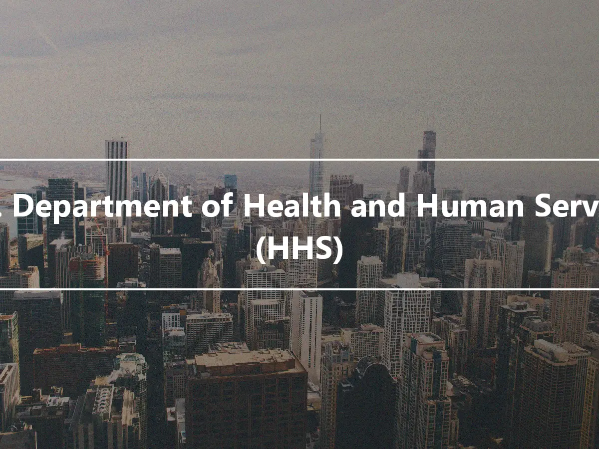 U.S. Department of Health and Human Services (HHS)