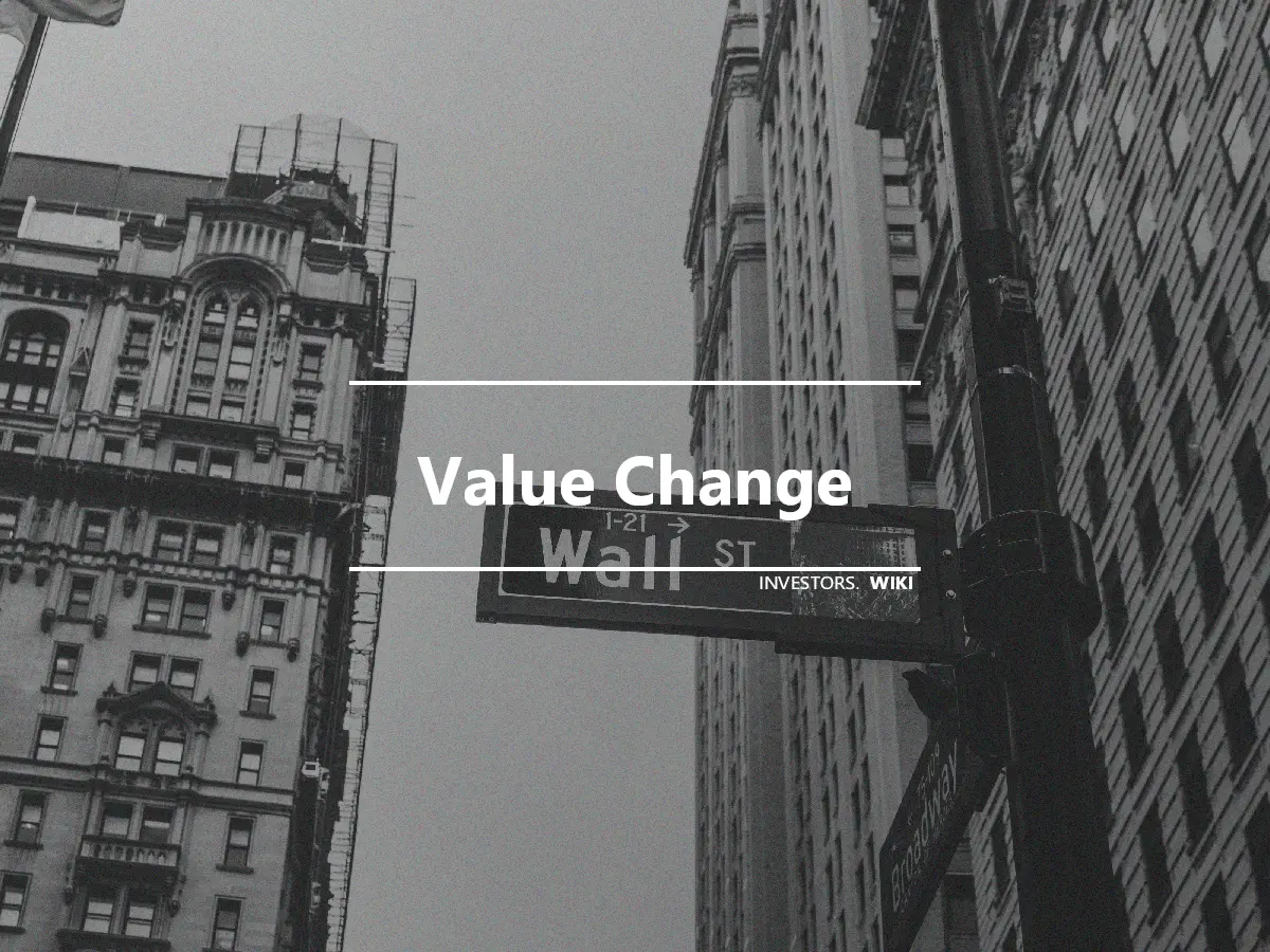 Value Change