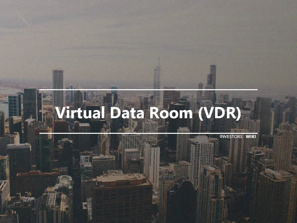 Virtual Data Room (VDR)