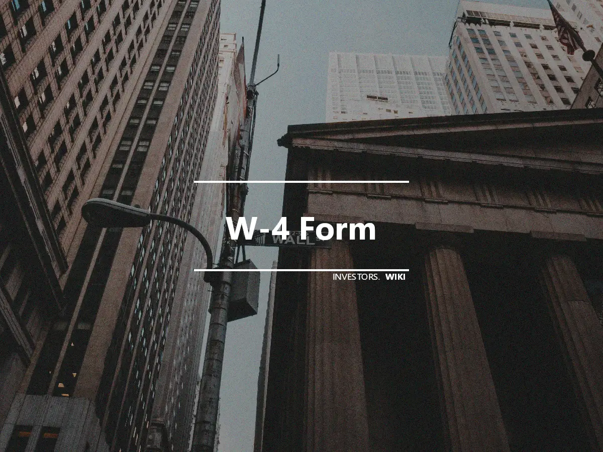 W-4 Form