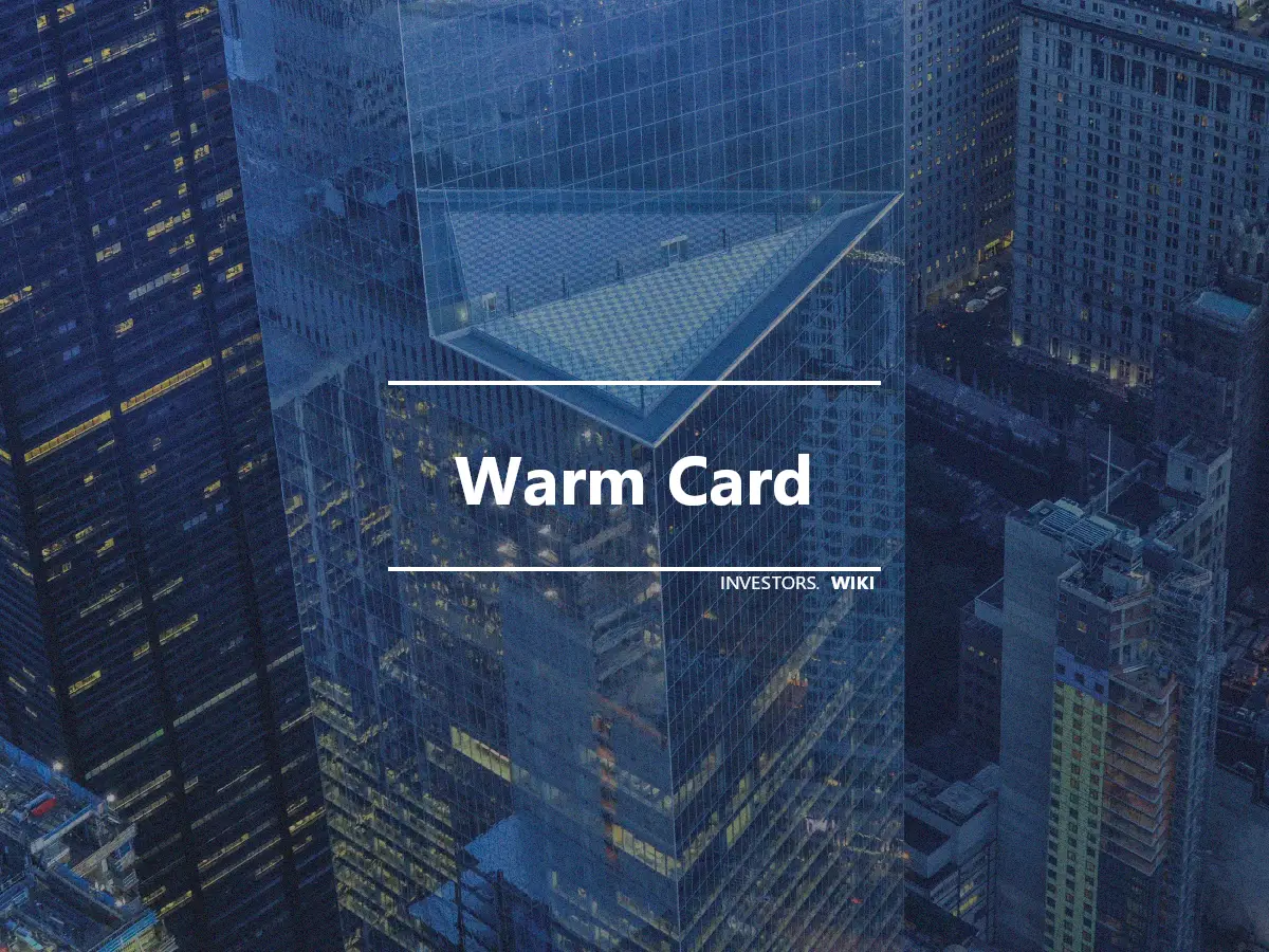 Warm Card