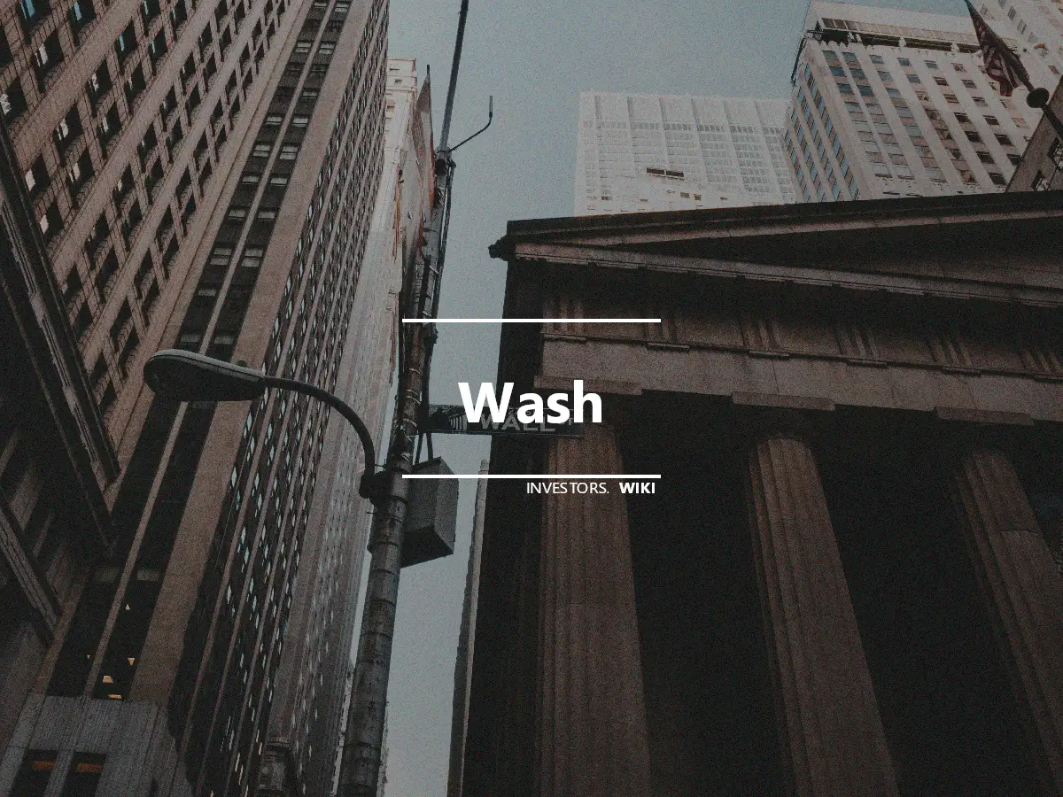 Wash