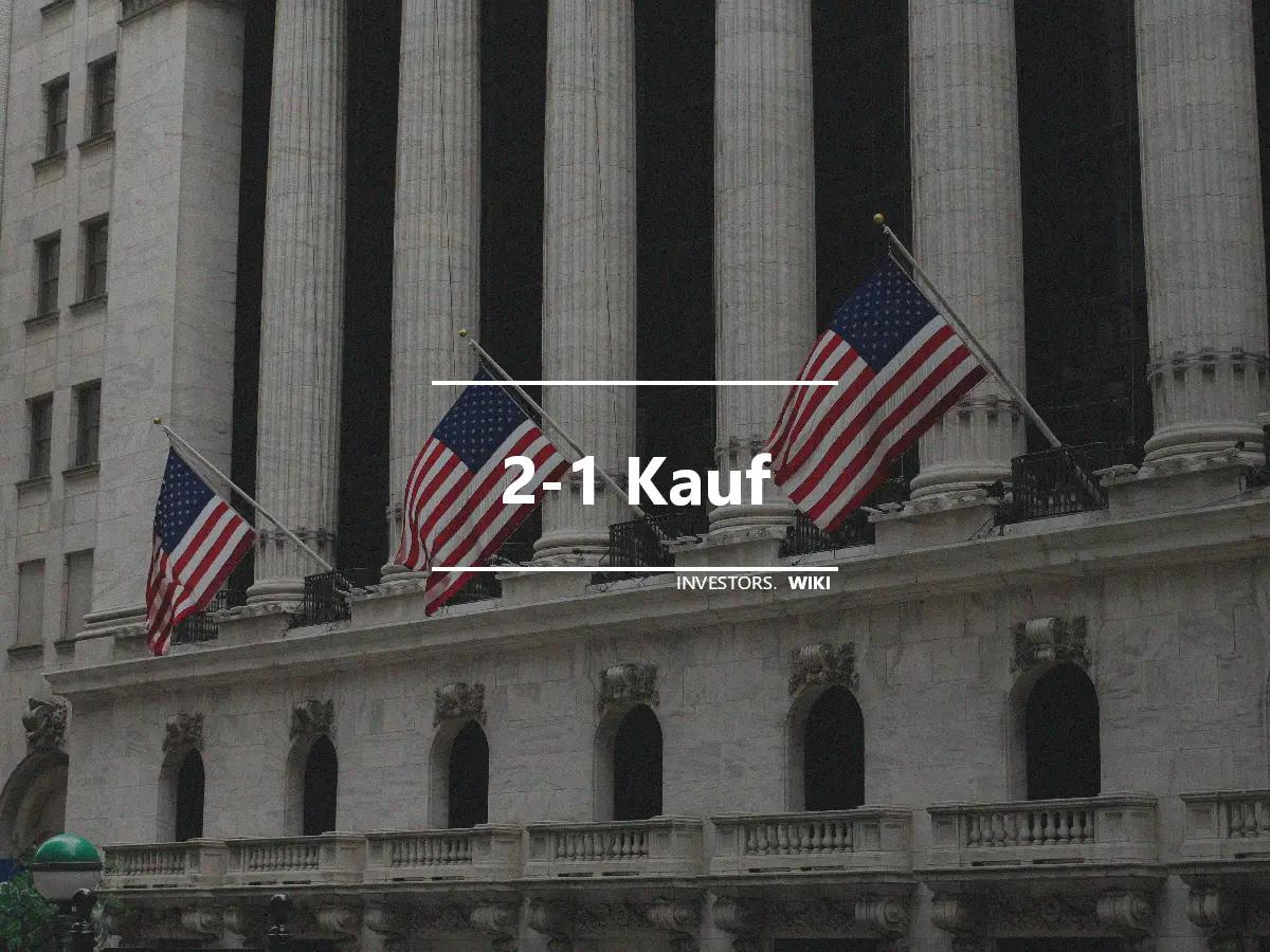 2-1 Kauf