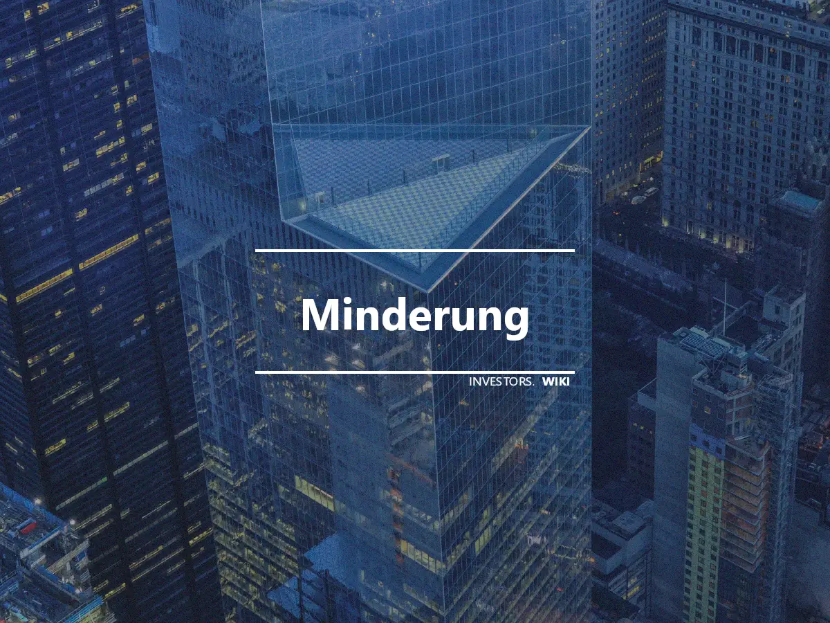 Minderung