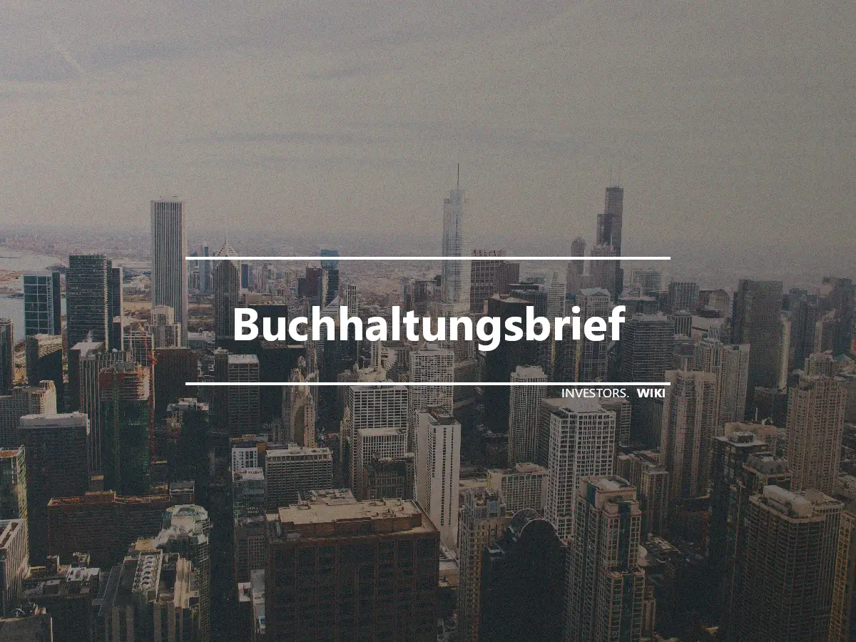 Buchhaltungsbrief