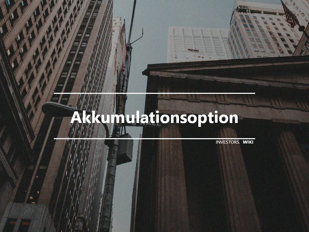 Akkumulationsoption