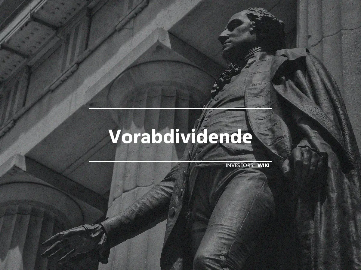 Vorabdividende