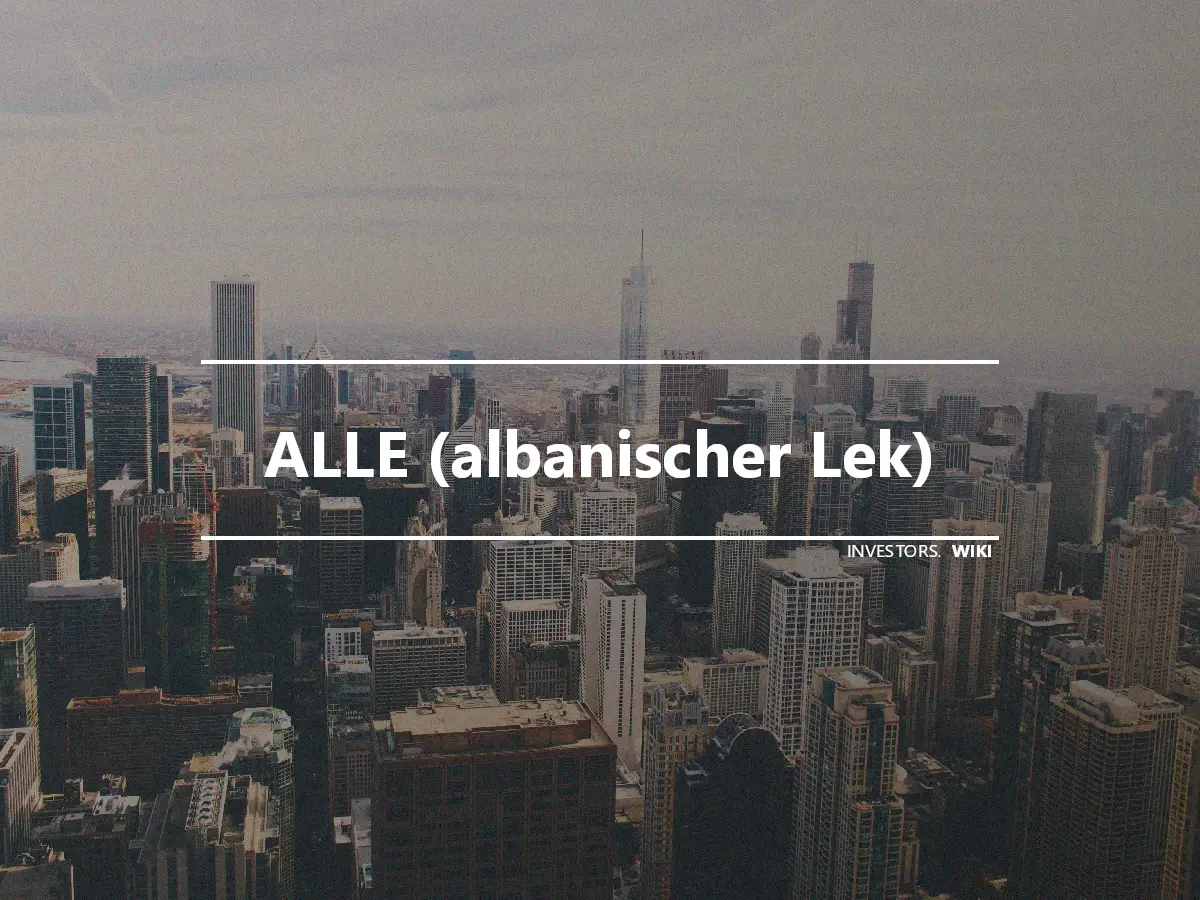 ALLE (albanischer Lek)