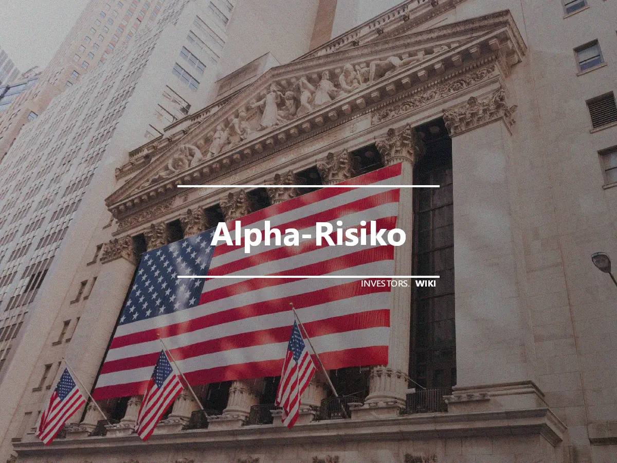 Alpha-Risiko