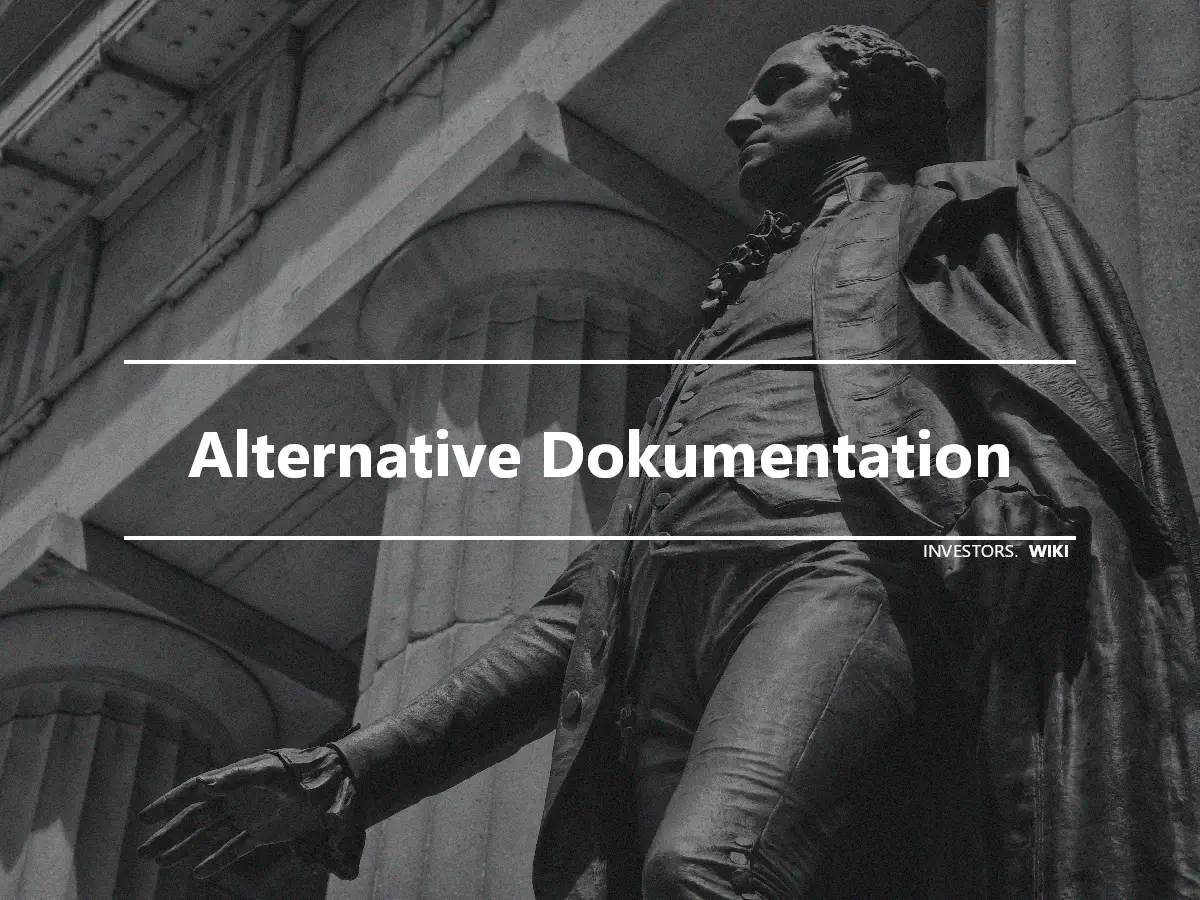 Alternative Dokumentation