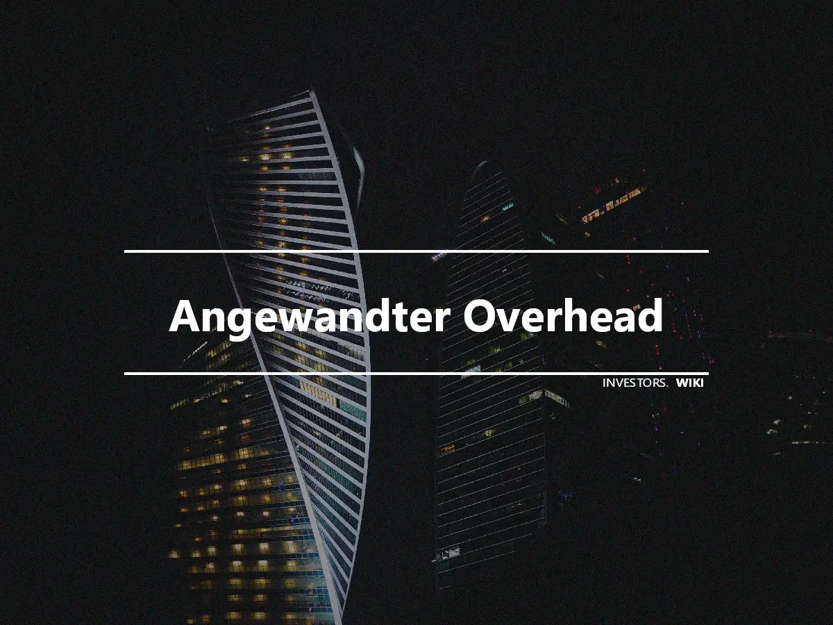 Angewandter Overhead