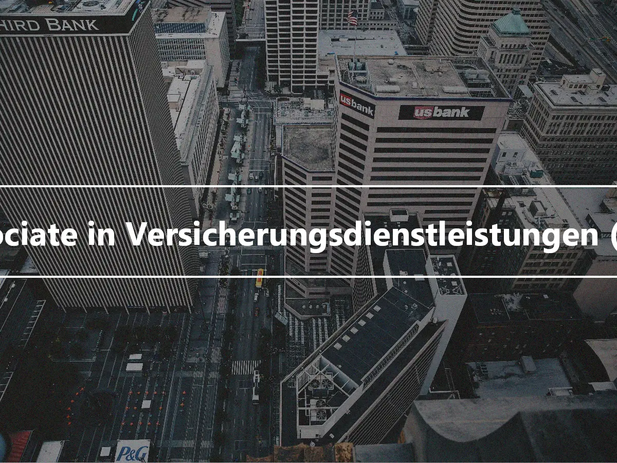 Associate in Versicherungsdienstleistungen (AIS)